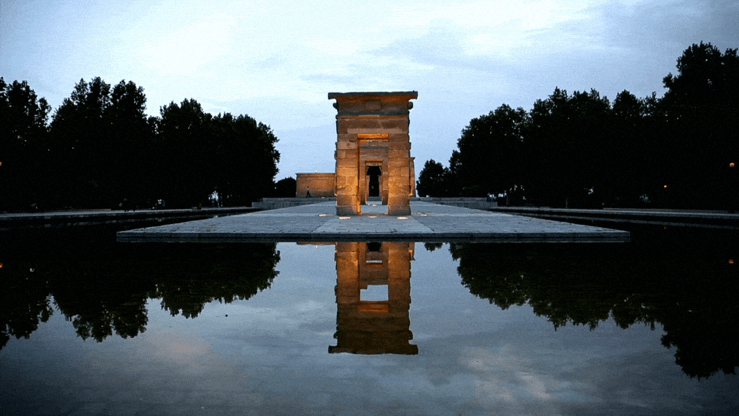 Templo de Debod from Canva Pro Video
