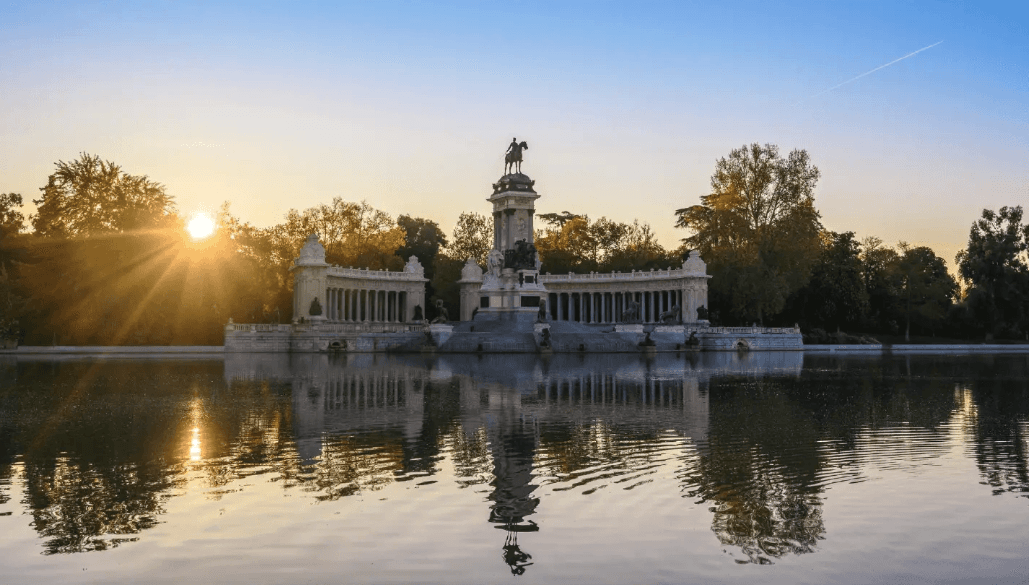 El Retiro Park from Canva Pro Video
