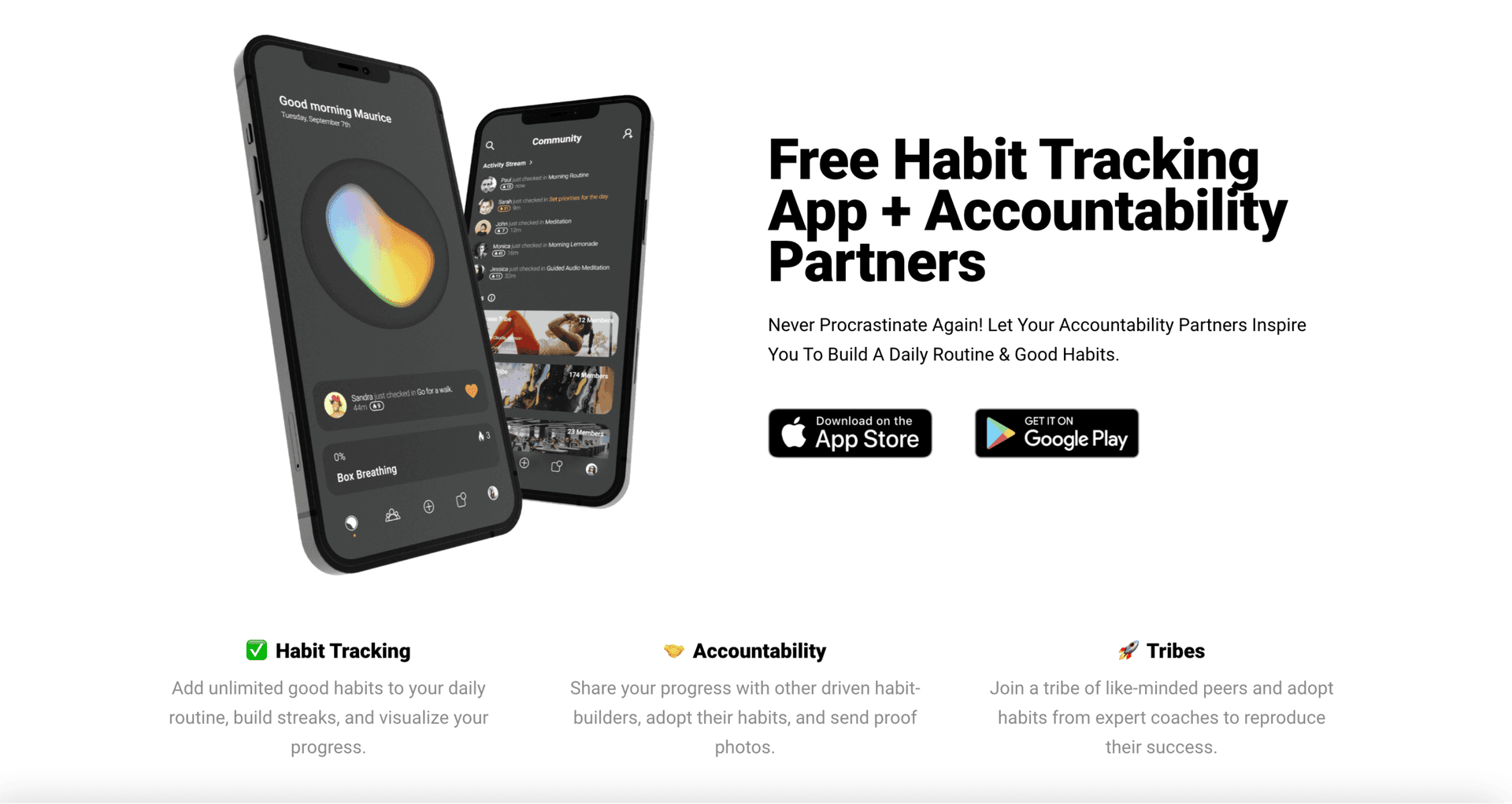 identi, The Social Habit Tracking App