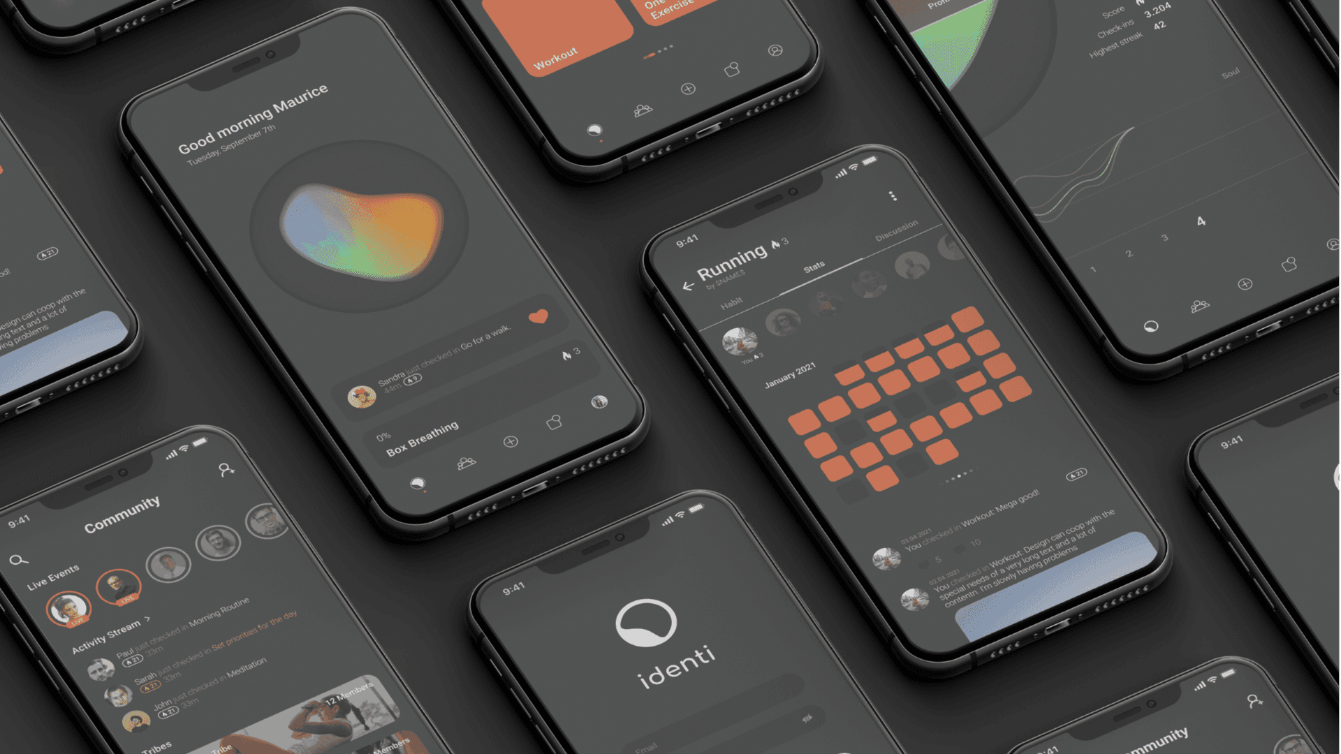 Identi Maurice and Hossein's habit tracking app