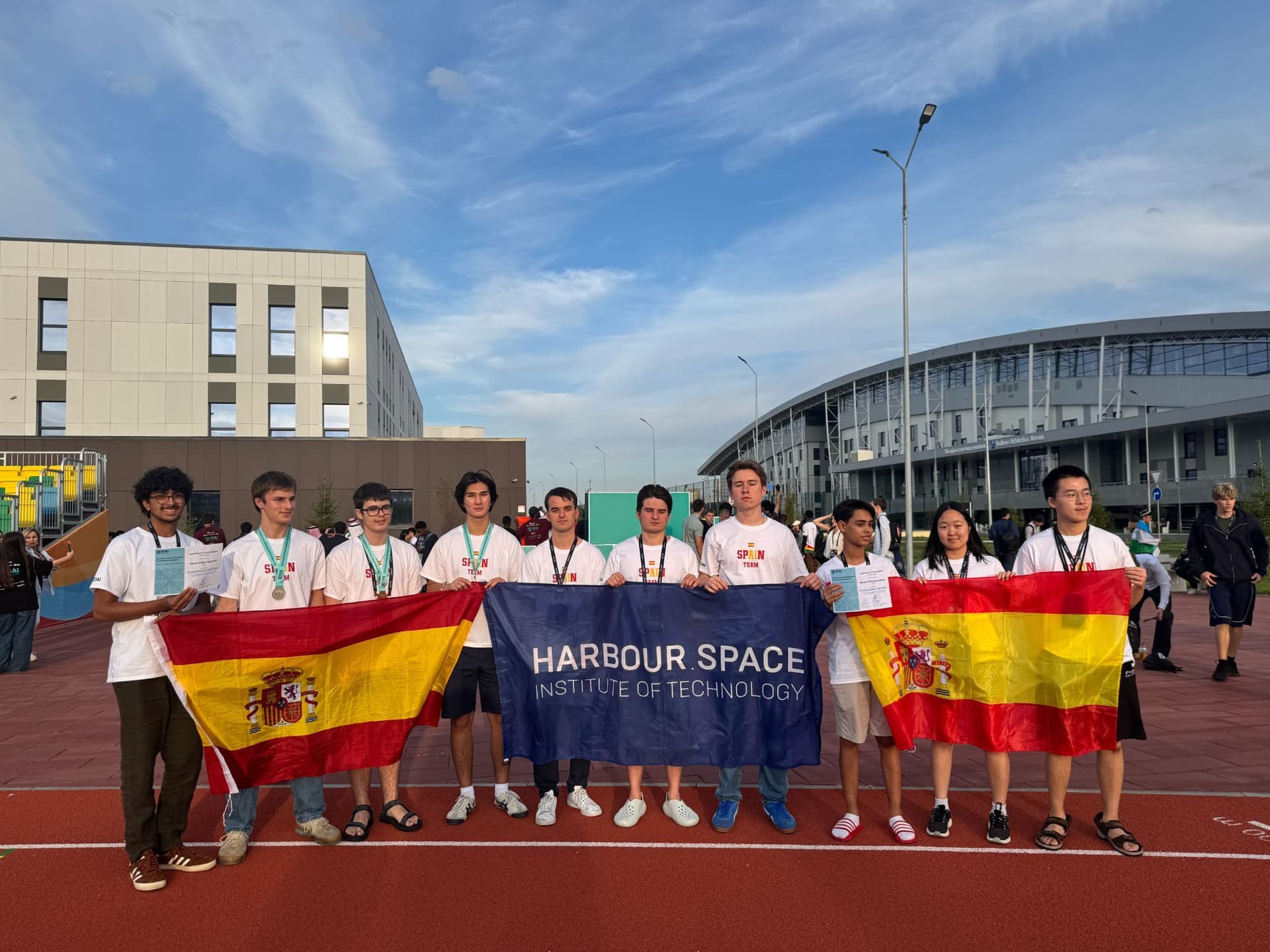 Spain's first IOAI team wins medals after training with Harbour.Space