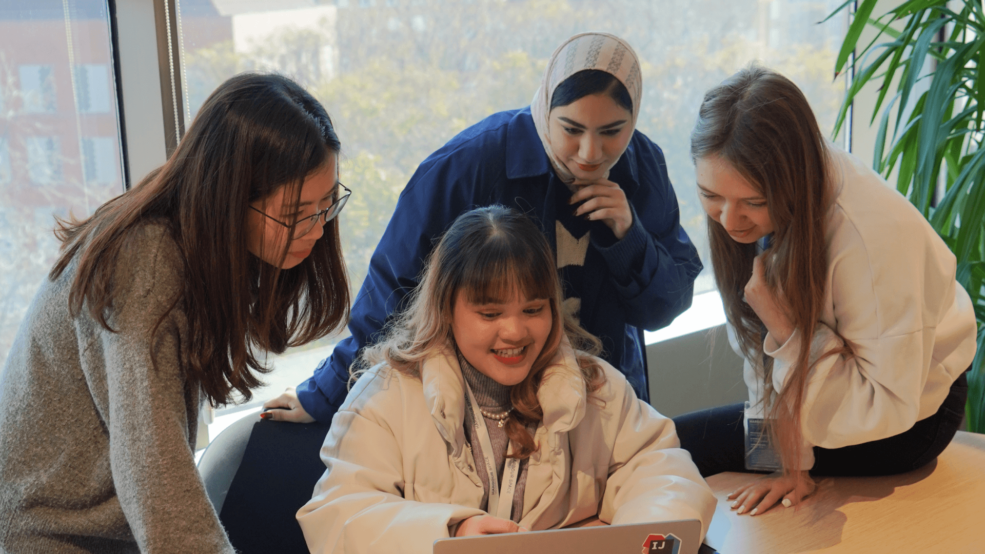 Photo Source: Harbour.Space - Students working on their projects