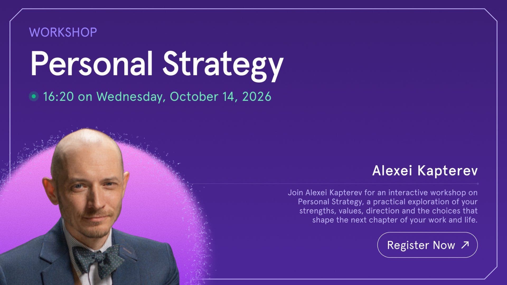 Workshop: Personal Strategy