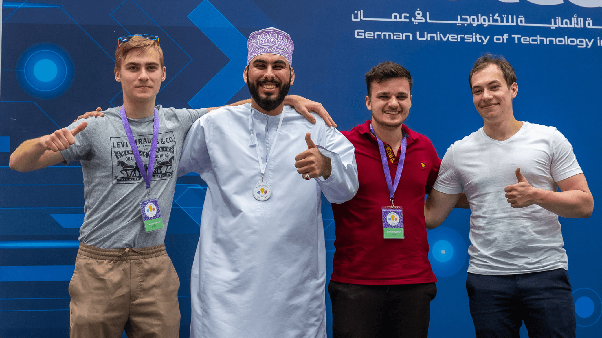 Maksym - SWERC Champion, Bootcamp Participant, Ilya - Bootcamp Manager, Artem - ICPC & IOI Coach