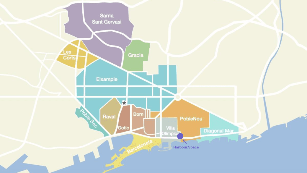 Photo source: Barcelona Maps - Map of Barcelona, Spain neighborhoods