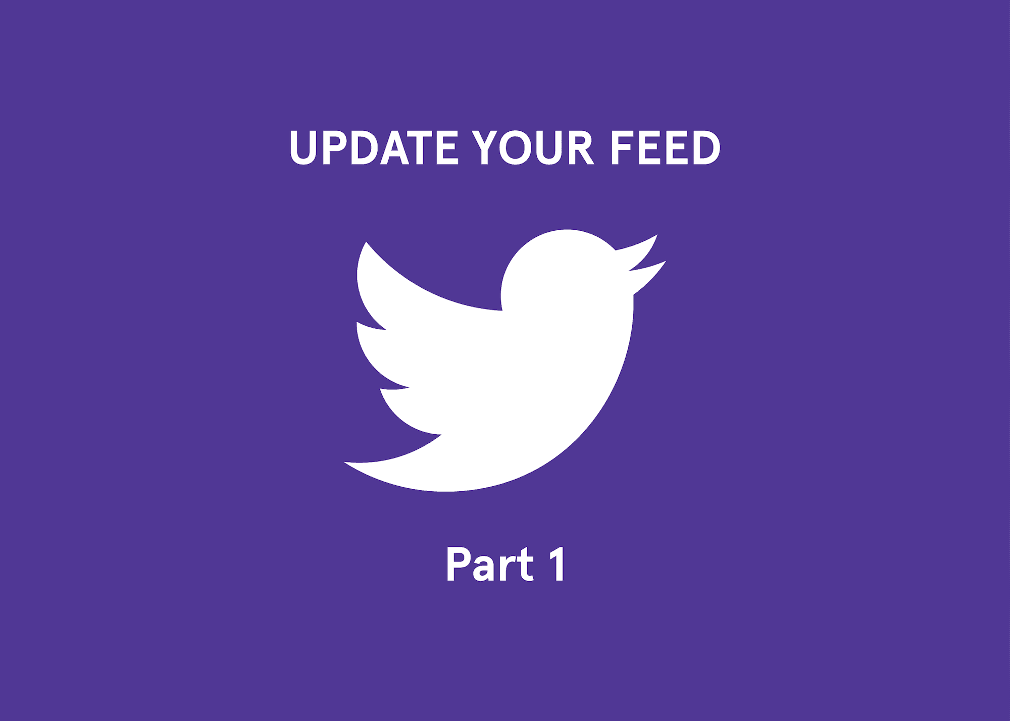 Update your feed and bookmarks bar