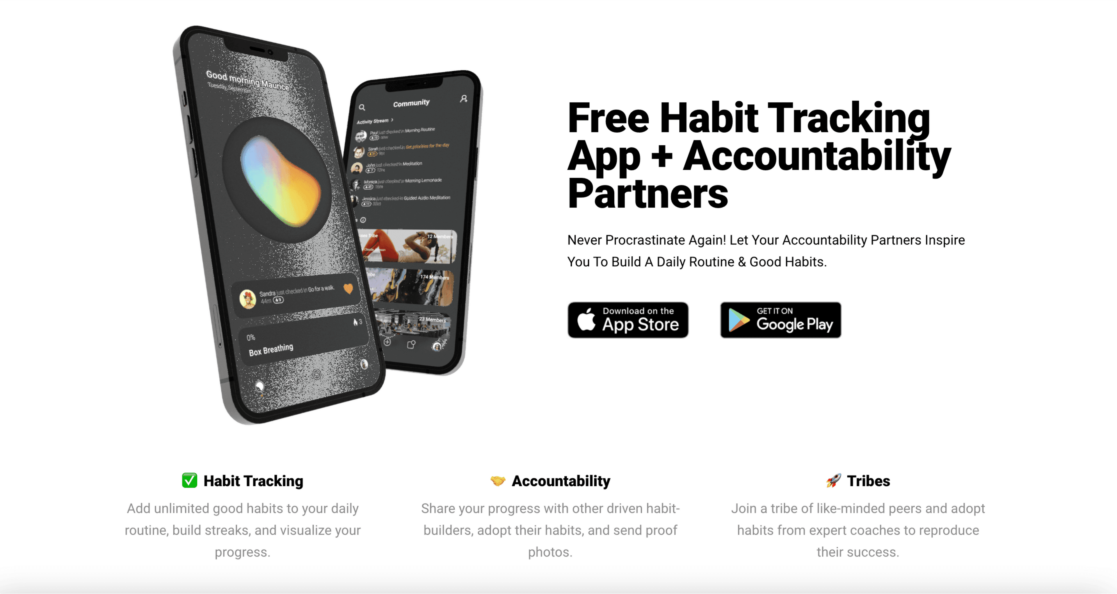 identi, The Social Habit Tracking App