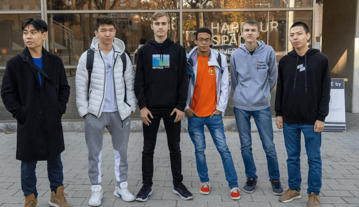 Dinmukhamed, Amanbol, Maksym, Anier, Yahor and Temirlan